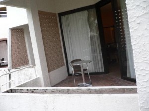 Hotel Tropicana outside balcony