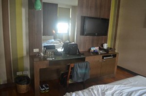 Bally Suite Silom view from my bed