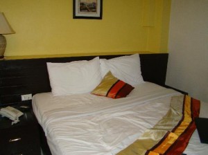 Maxim's Inn bed view