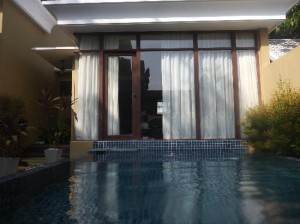 Pawanthorn Samui private pool just outside the room