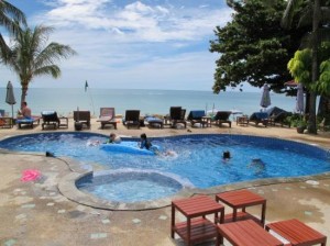 Seascape Beach Resort poolside